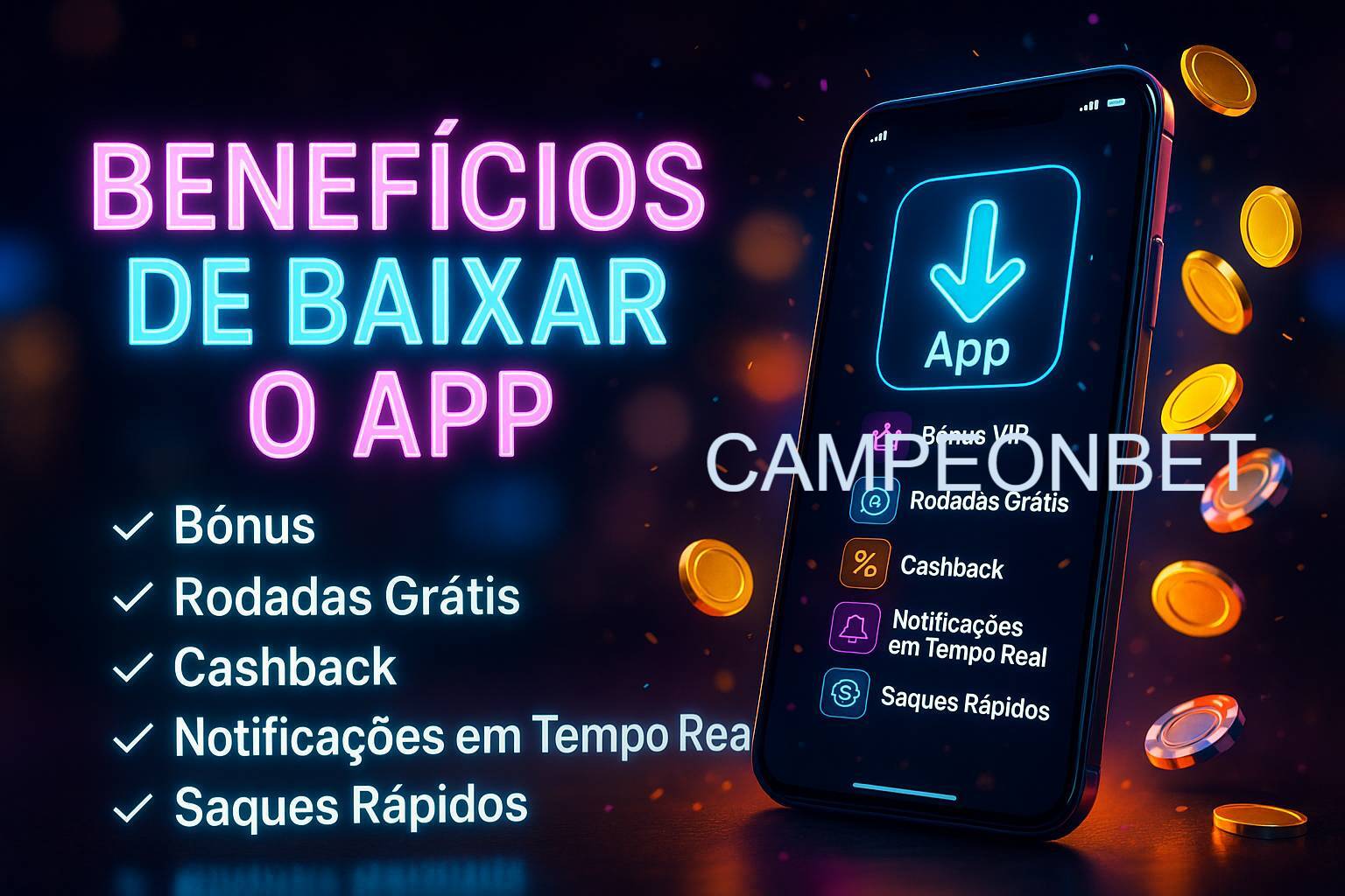 Benefícios do App